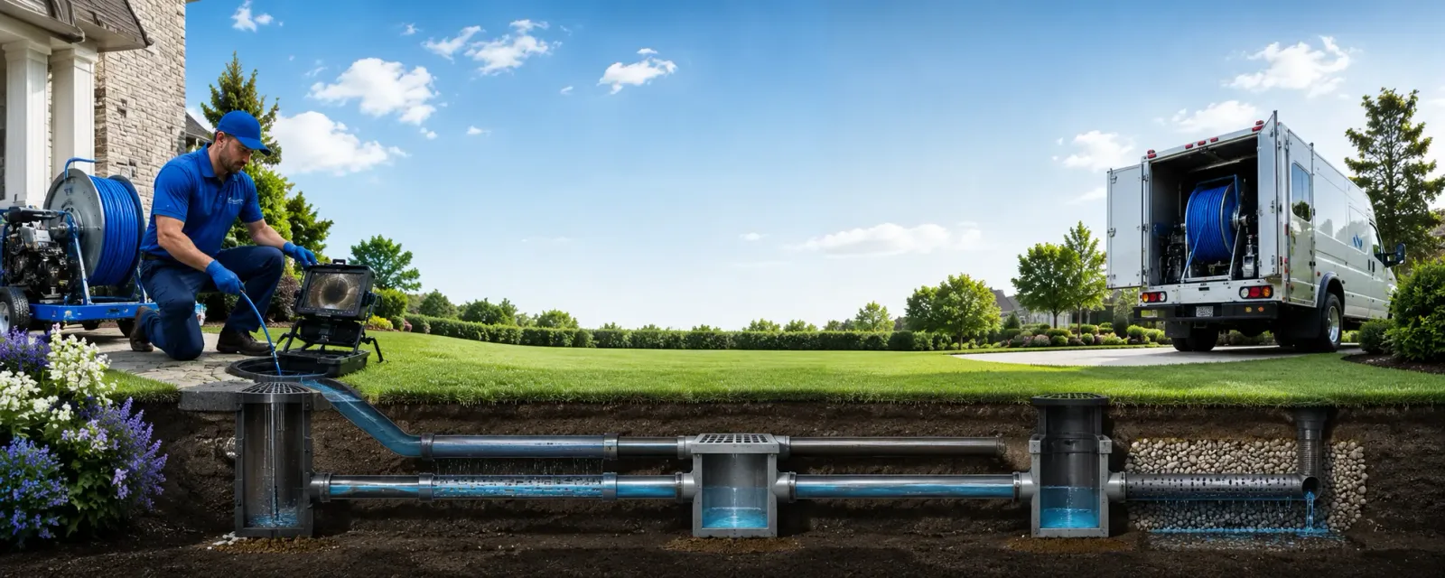 Outdoor drain cleaning information for Edwall, WA